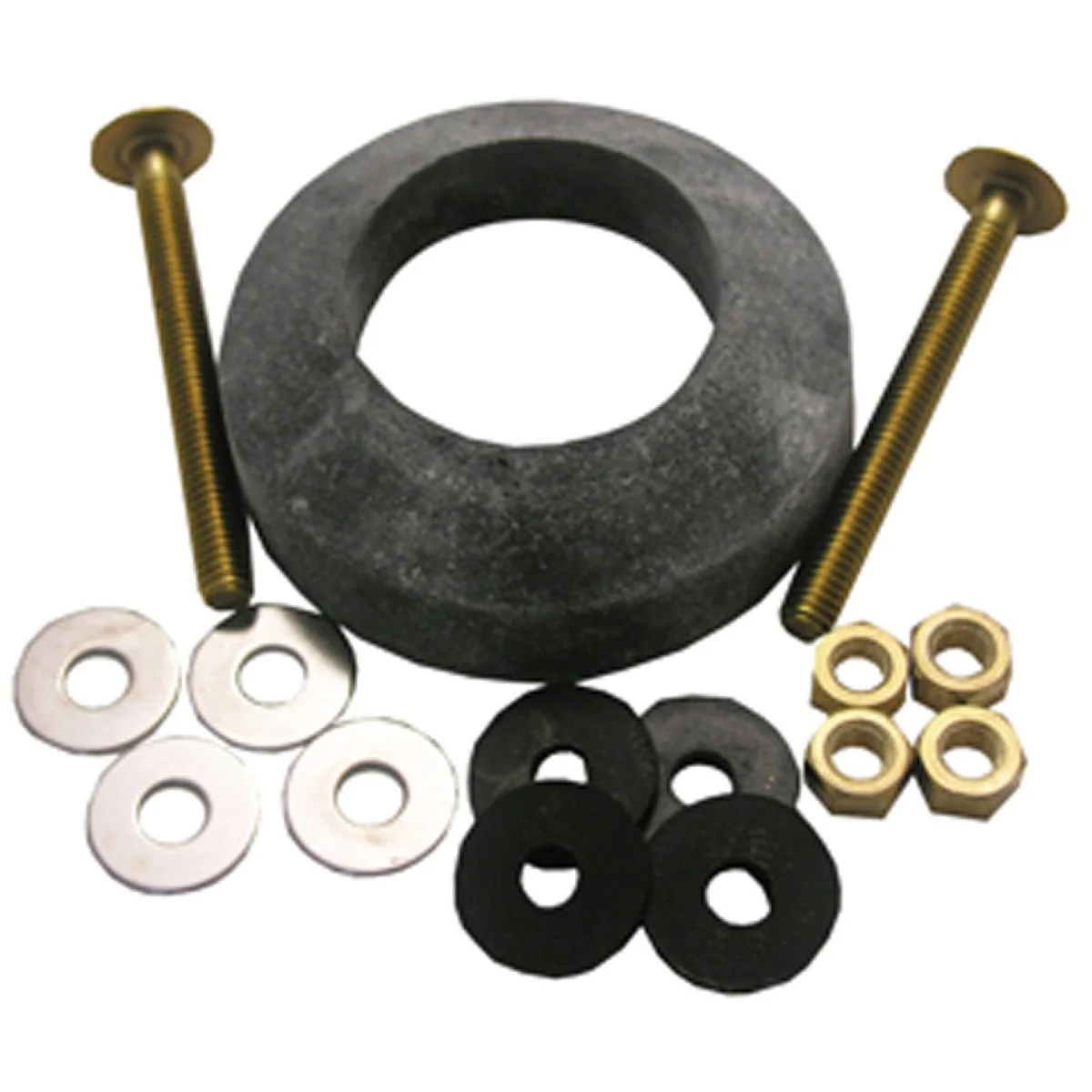 Green Lasco Toilet Tank To Bowl Bolt Kit and Gasket Effective