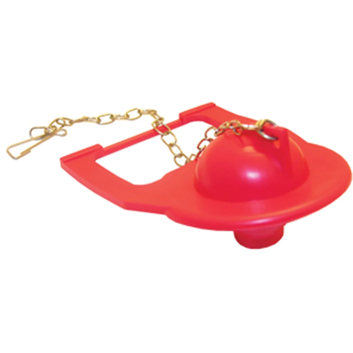 Expertly Made Lasco Square Back Red Rubber Flapper with Chain Trusted