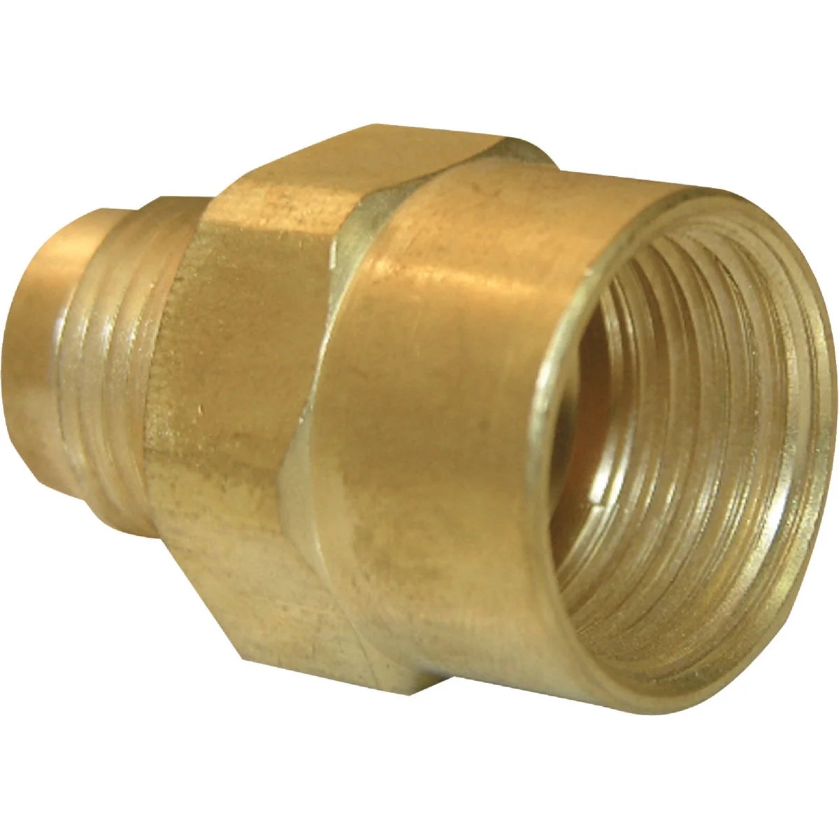 Original Design Lasco 5 8 In. F x 15 16 In. M Brass Flare Adapter Long-Lasting