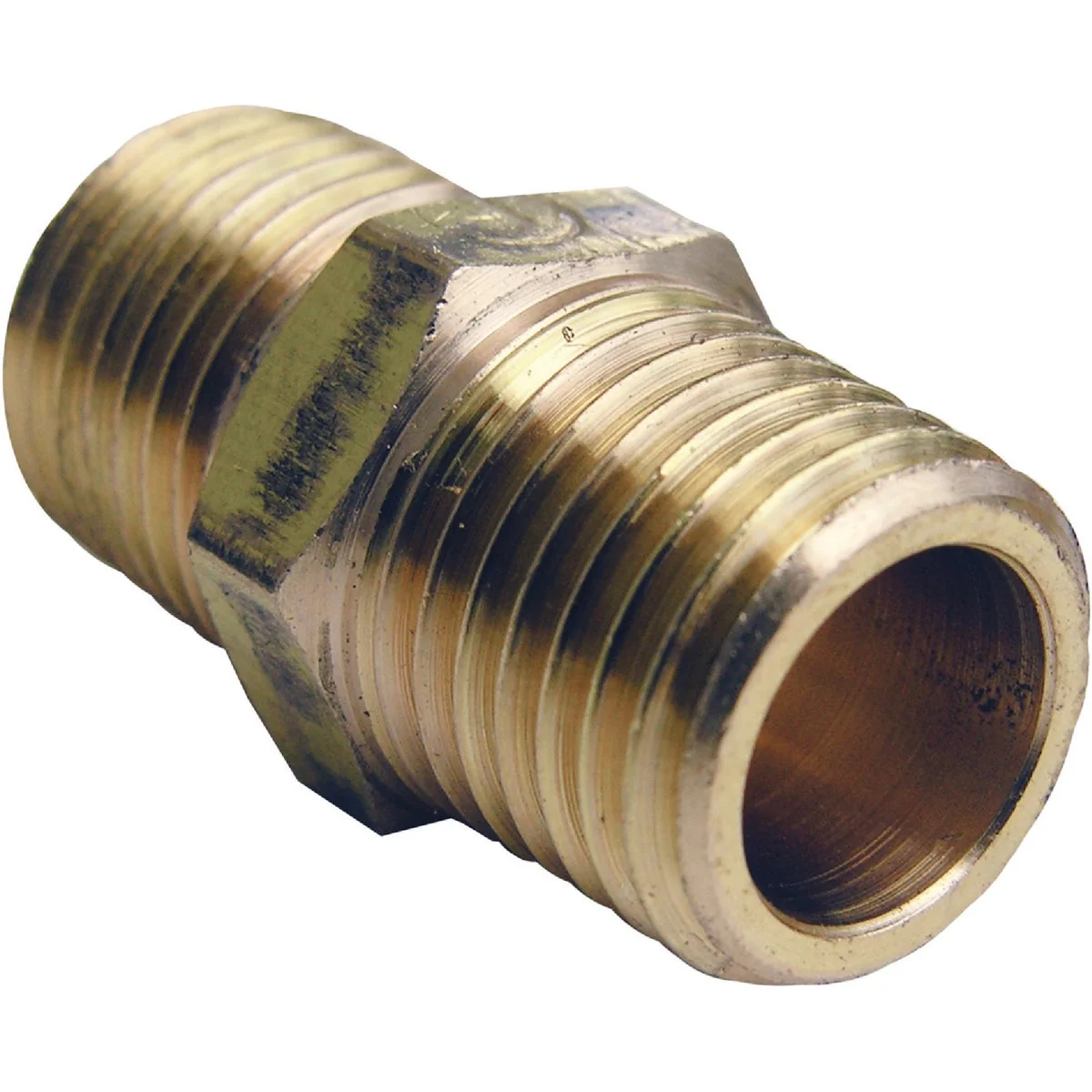 Crafted Lasco 1 4 In. MPT x 1 4 In. MPT Brass Hex Nipple Elite