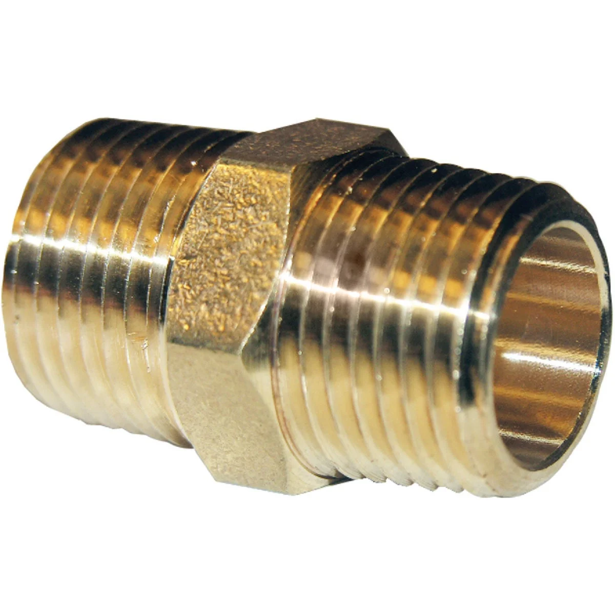 Elegant Lasco 1 2 In. MPT x 1 2 In. MPT Brass Hex Nipple Prestigious