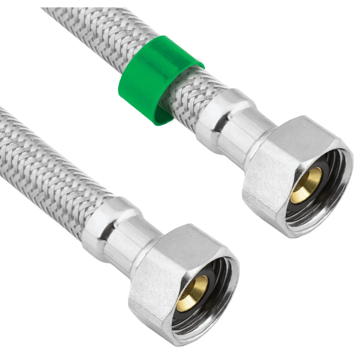 Selected Lasco 1 2 In. IPS x 1 2 In. IPS x 9 In. L Braided Stainless Steel Flex Line Faucet Connector Fast