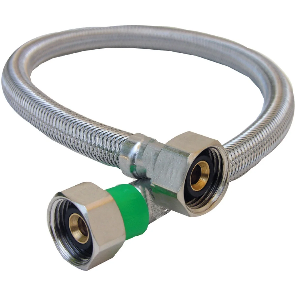 Carefully Designed Lasco 1 2 In. IPS x 1 2 In. IPS x 20 In. L Braided Stainless Steel Flex Line Faucet Connector Minimalist