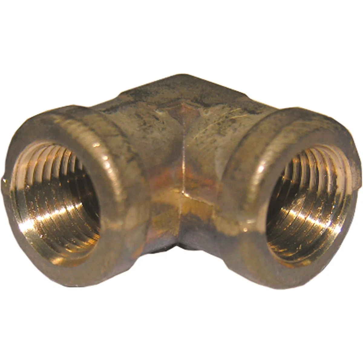 Traditional Lasco 1 8 In. FPT X 1 8 In. FPT 90 Deg. Brass Elbow 1 4 Bend Verified