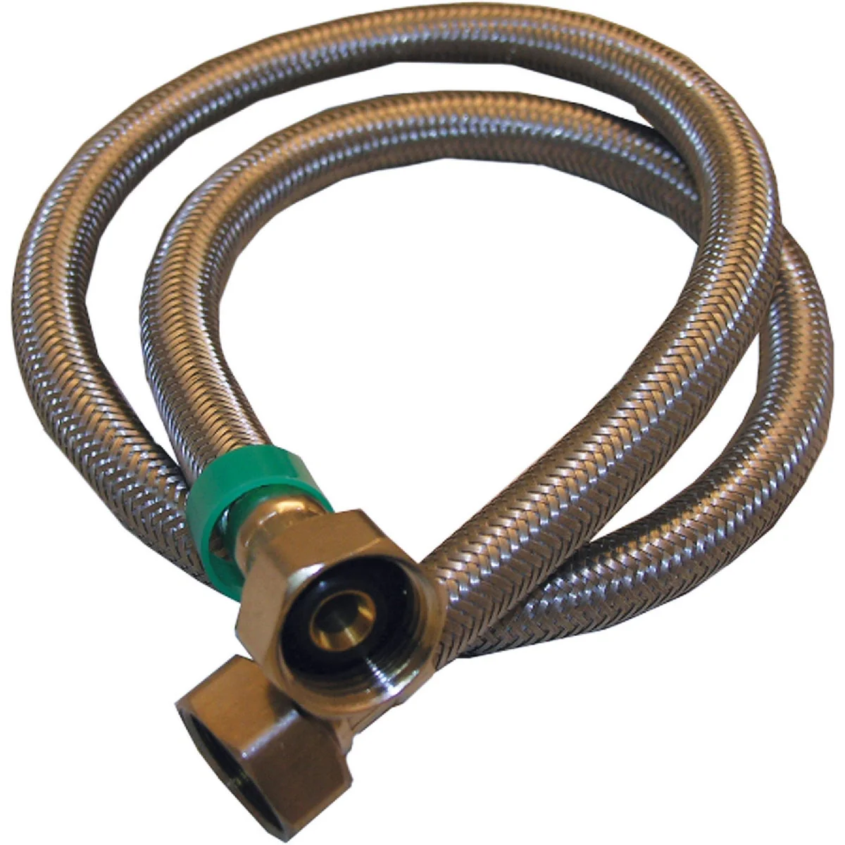 Flexible Lasco 1 2 In. IPS x 1 2 In. IPS x 36 In. L Braided Stainless Steel Flex Line Faucet Connector Long-Lasting