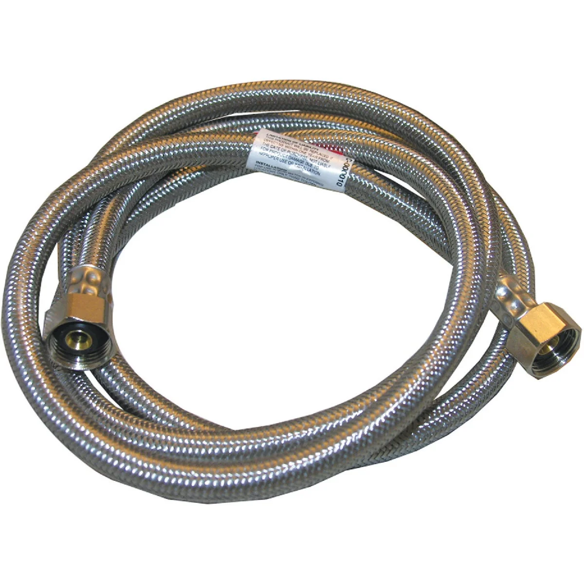 High-Grade Lasco 1 2 In. IPS x 1 2 In. IPS x 72 In. L Braided Stainless Steel Flex Line Faucet Connector Environmentally Friendly