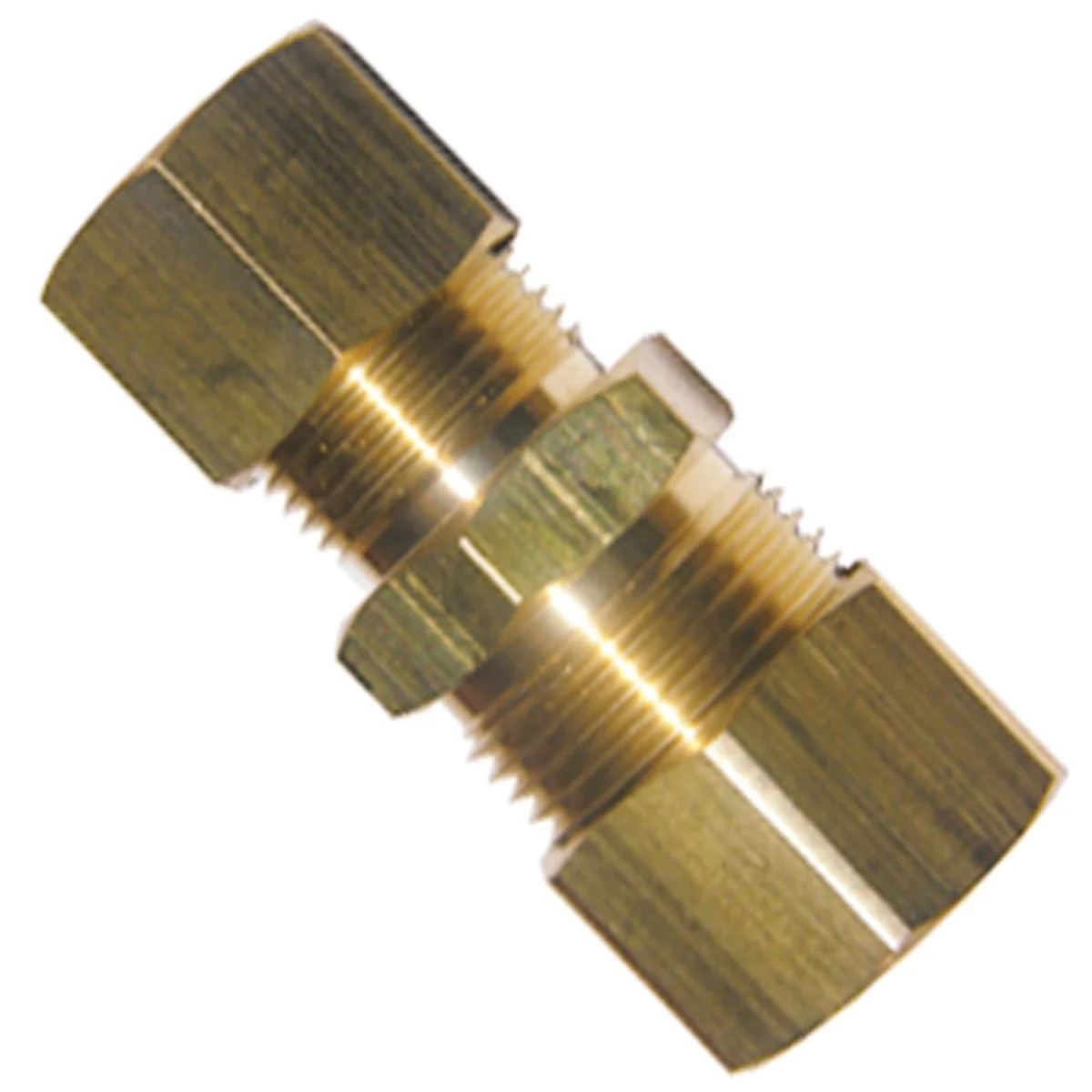 Carefully Designed Lasco 5 8 In. x 5 8 In. Brass Compression Union Fine