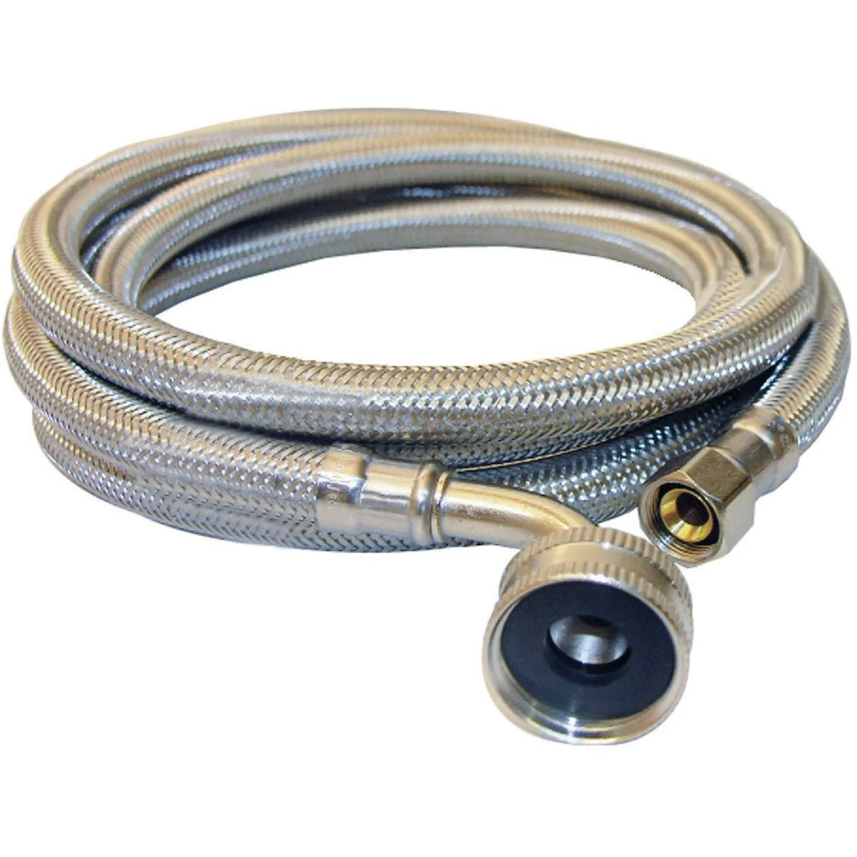 Environmentally Friendly Lasco 3 8 In. x 3 4 In. x 72 In. L Stainless Steel Dishwasher Connector Natural