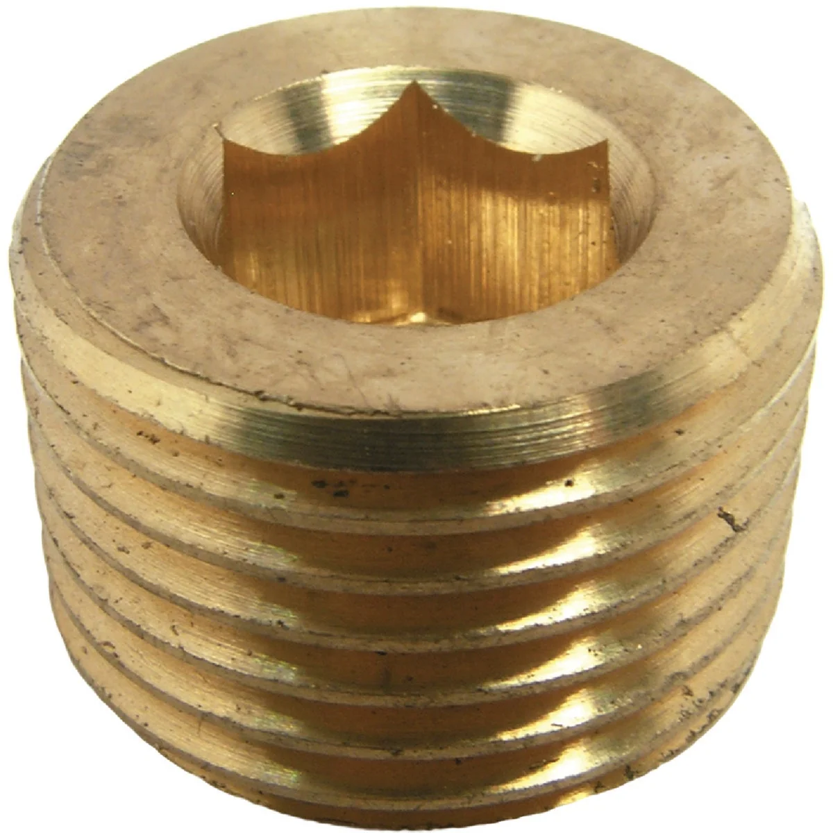 Luxury Lasco 1 2 In. MPT Brass Countersunk Plug Relaxed