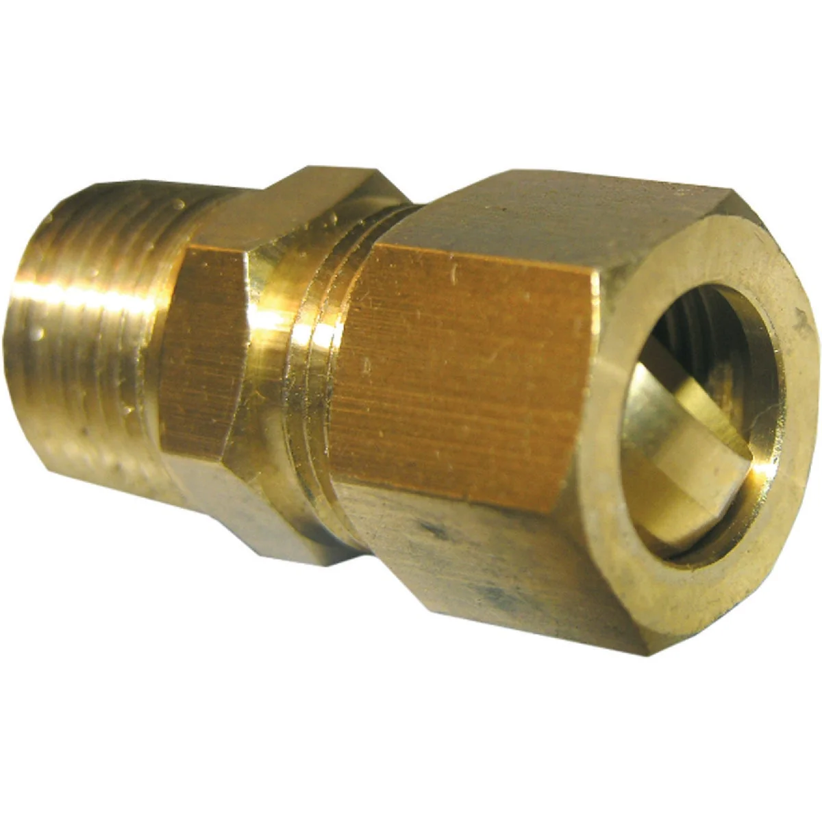 Efficient Lasco 1 2 In. C x 1 2 In. MPT Brass Compression Adapter Organic