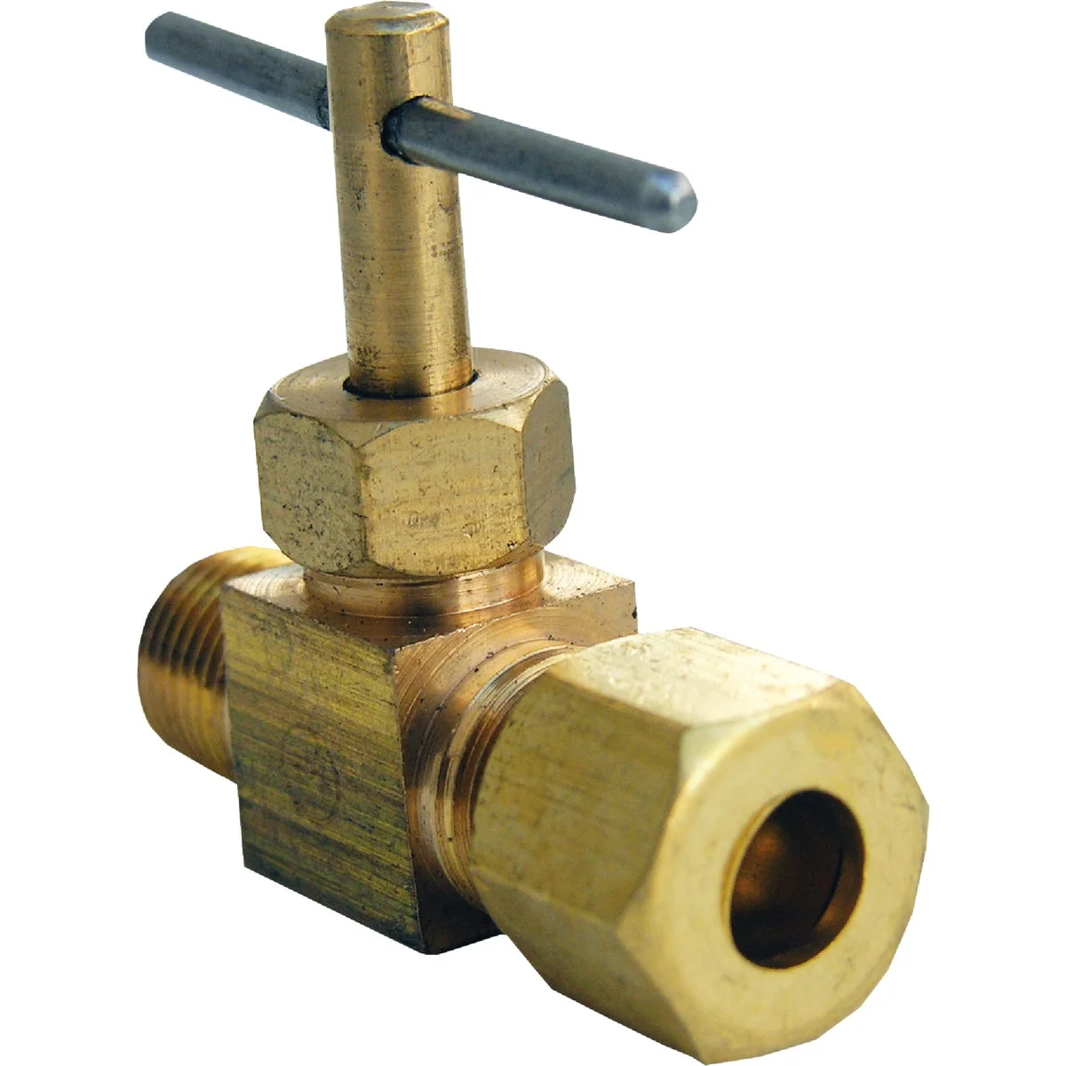 Genuine Lasco 1 4 In. C x 1 8 In. MIP Brass Straight Needle Valve Responsible
