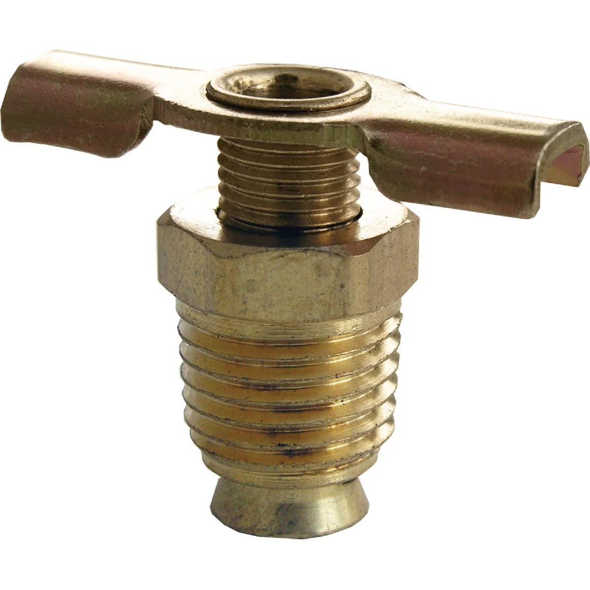Recyclable Lasco 1 4 In. MPT Brass 200 psi External Seat Drain Cock Original