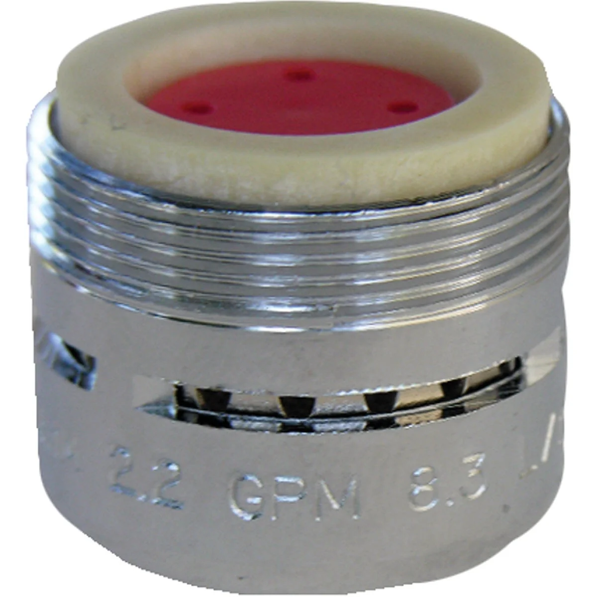 Durable Lasco 2.2 GPM Dual Thread Slotted Aerator Chrome-Plated Versatile