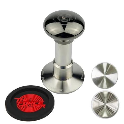 Prestigious 58.35mm Extend Set Black Mirror Jellyfish AL Handle Coffee Tamper Green