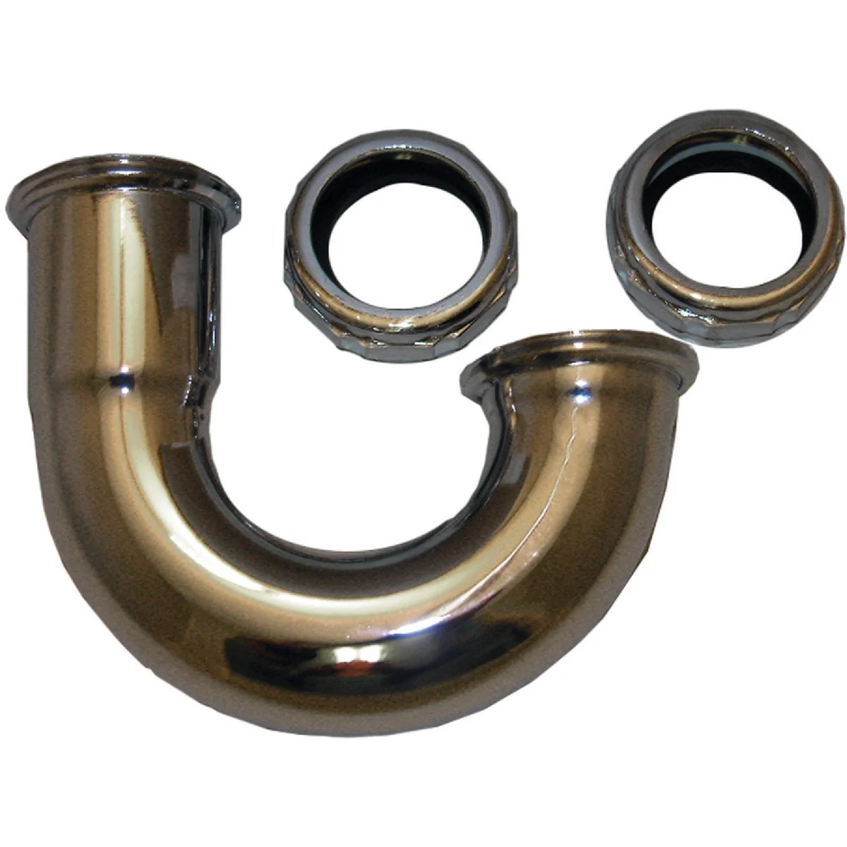 World-Class Lasco 1-1 4 In. Chrome Plated J-Bend Minimalist