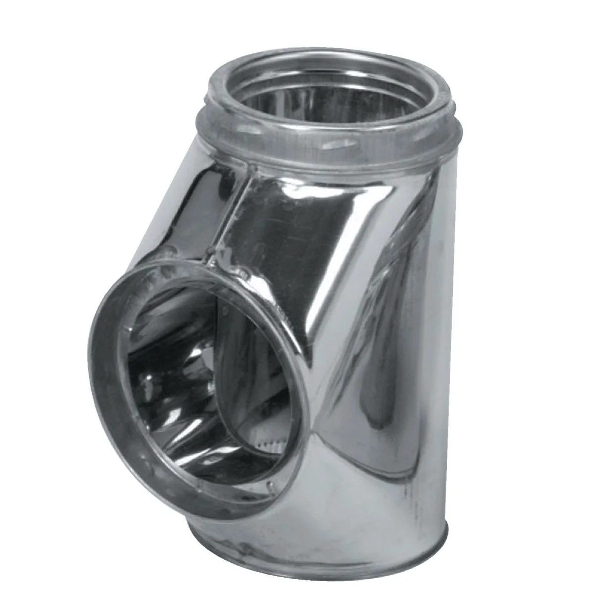 Flexible SELKIRK Sure-Temp 8 In. Stainless Steel Insulated Tee with Cap Innovative