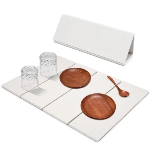 Stylish Large Dish Drying Mat for Kitchen Counter Secure