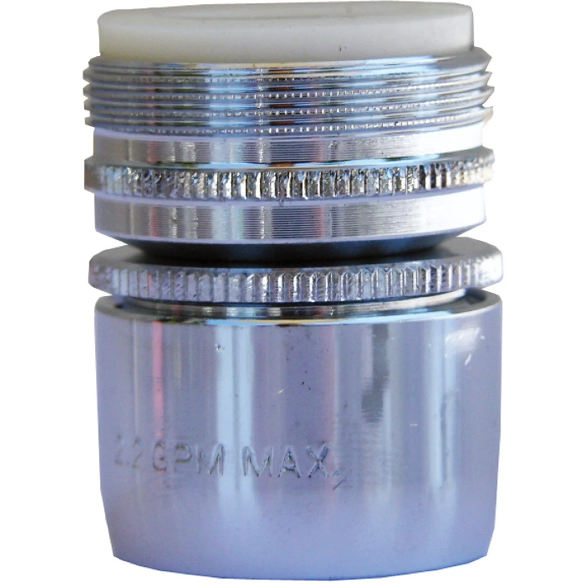 Lightweight Lasco 2.2 GPM Dual Thread Swivel Spray Aerator Chrome-Plated Prestigious
