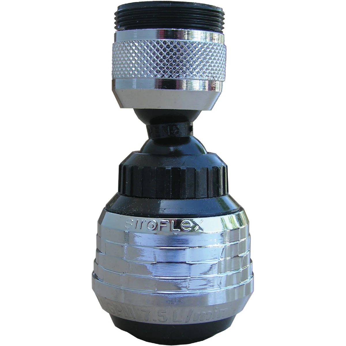 Recyclable Lasco 1.5 GPM Dual Thread Swivel Spray Aerator Black Chrome Efficient