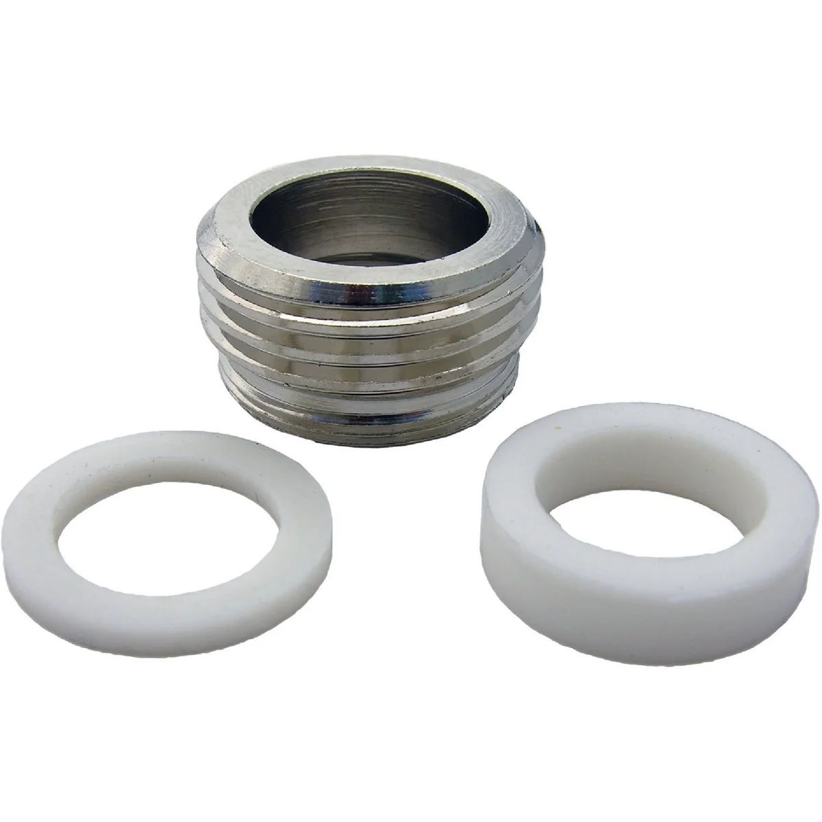 High-Grade Lasco No Lead Dual Thread Female to Male Hose Faucet Adapter Chrome-Plated Reliable