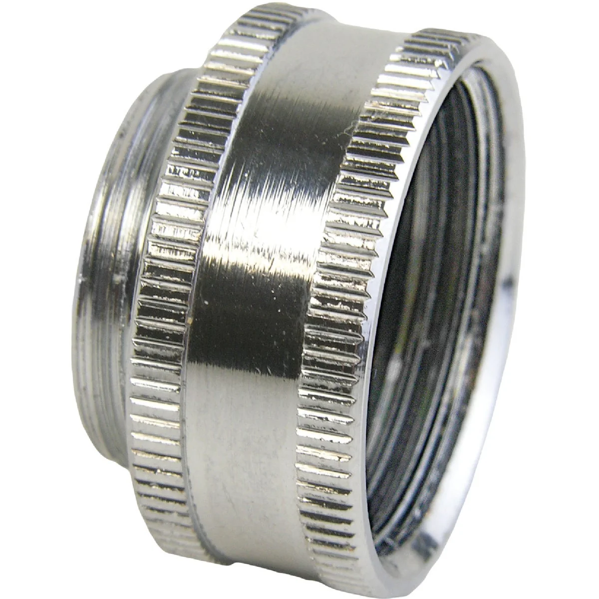 Green Lasco No Lead Dual Thread Female Hose to Male Faucet Adapter Chrome-Plated High-Quality