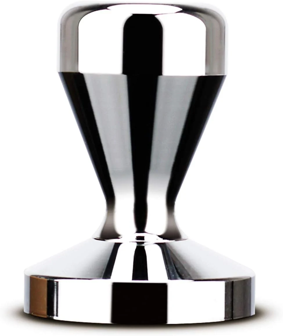 Carefully Designed Coffee Tamper Press Stainless Steel Chromed Trendy