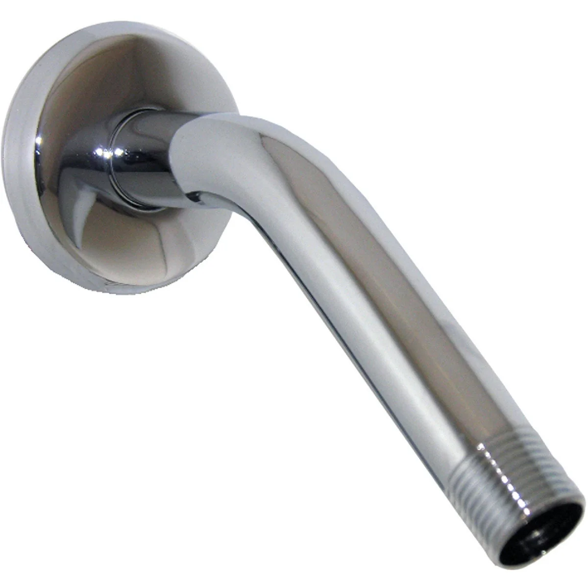 Secure Lasco 6 In. Chrome Shower Arm and Flange Authentic