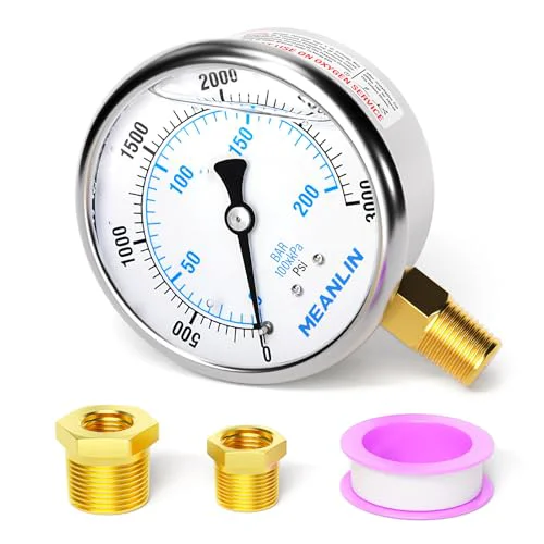 Easy-to-Use 0 3000Psi Stainless Steel 1 Recyclable