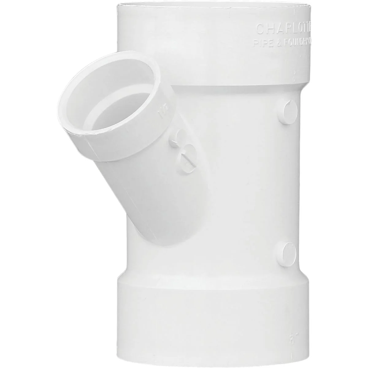 Verified Charlotte Pipe 3 In. x 1-1 2 In. Schedule 40 DWV Reducing PVC Wye Next-Generation