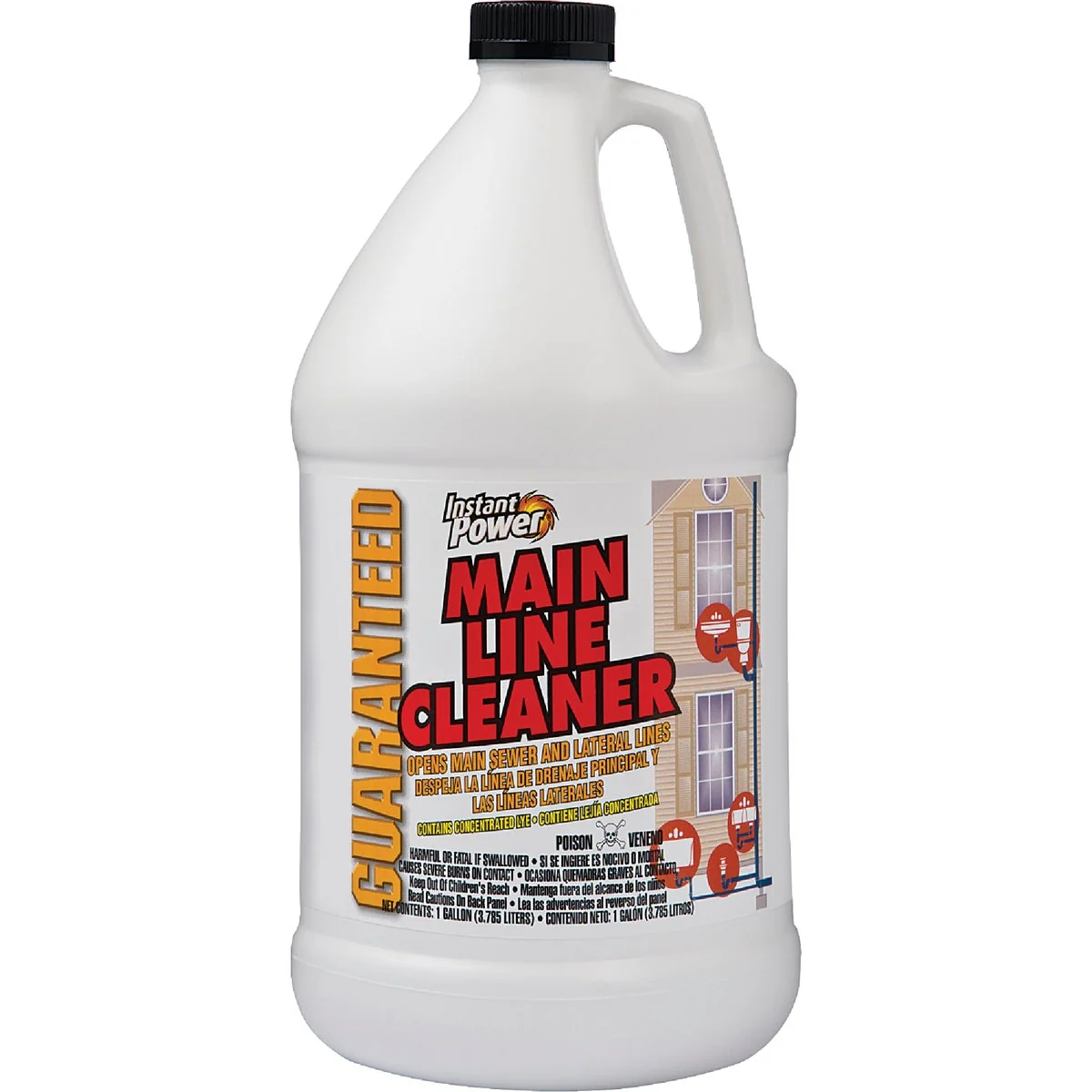 Recyclable Instant Power Non-Acid Liquid 1 Gal. Sewer Line Cleaner Enhanced