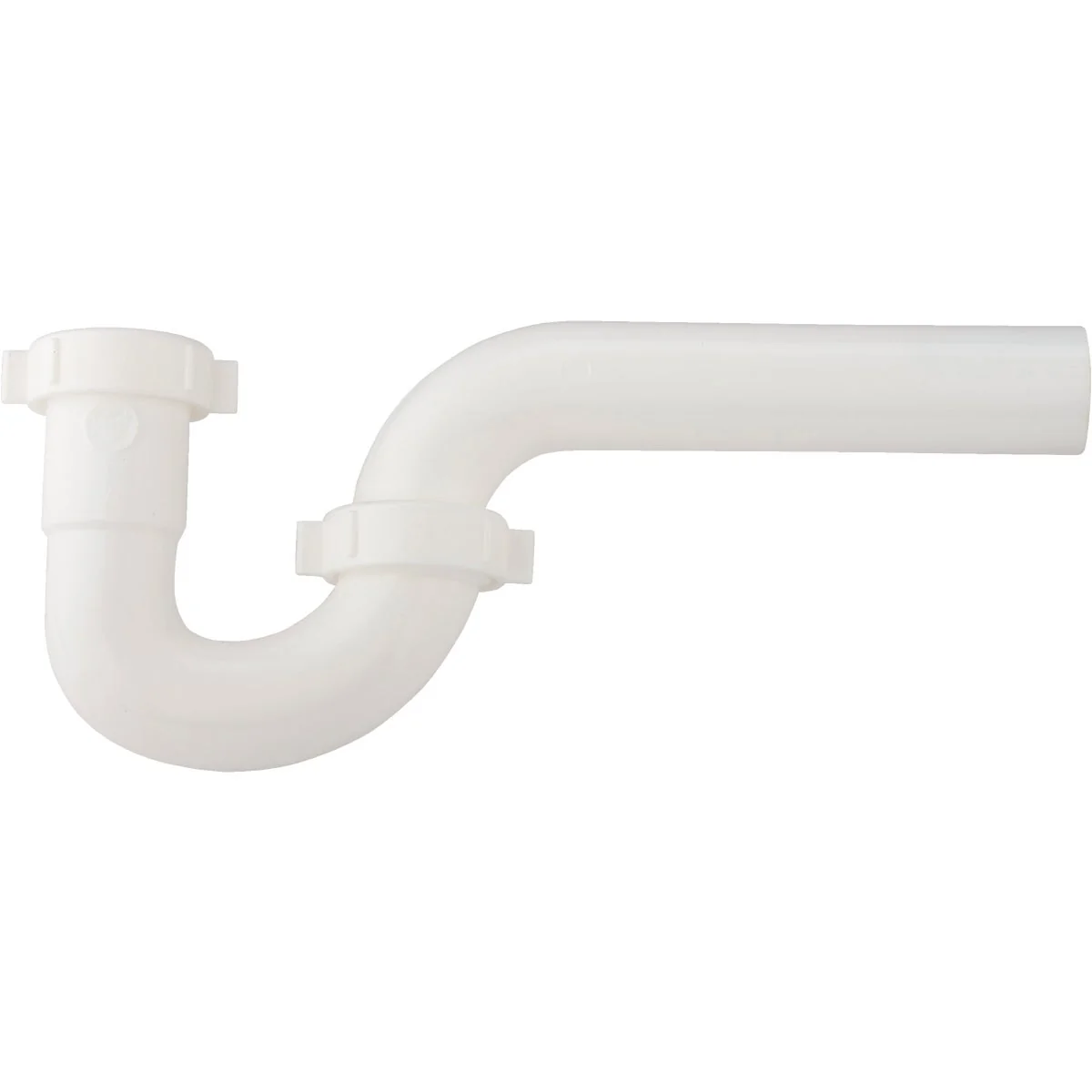 World-Class Do it 1-1 2 In. 1-1 4 In. White Plastic P-Trap Minimalist