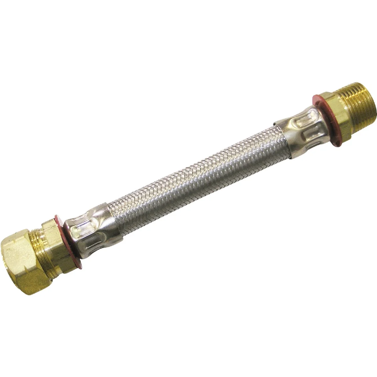 Fine Crafted B K 3 4 In. MIP X 3 4 In. ID CX 18 In. L Stainless Steel Water Heater Connector Stylish