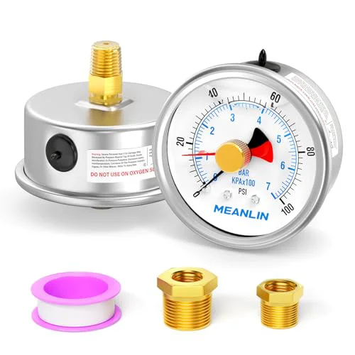 Professional 0 100Psi Stainless Steel 1 Comfortable