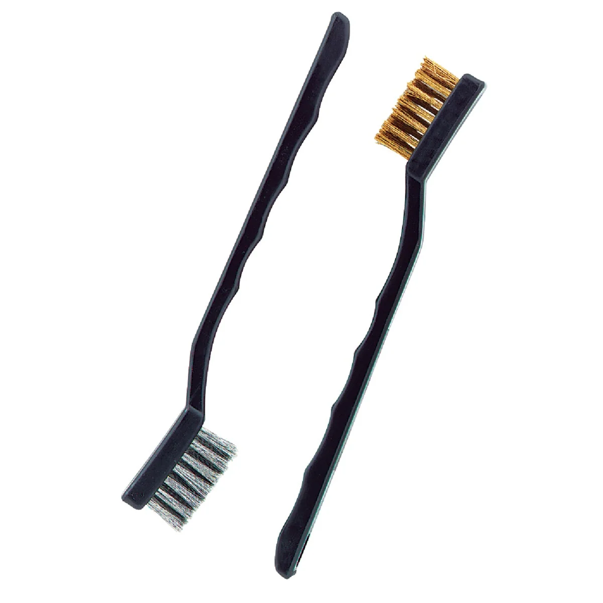 Premium Material Do it Brass Stainless Steel Bristle Utility Brushes 2-Pack Versatile