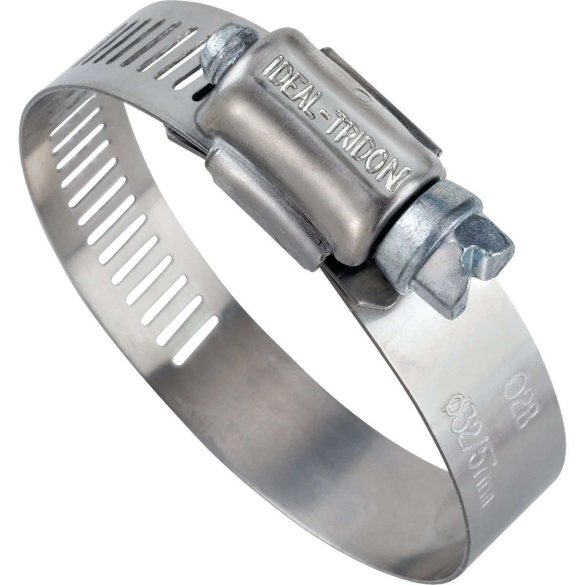 High-End I 2 In. – 3 In. 57 Stainless Steel Hose Clamp with Zinc-Plated Carbon Steel Screw Smart