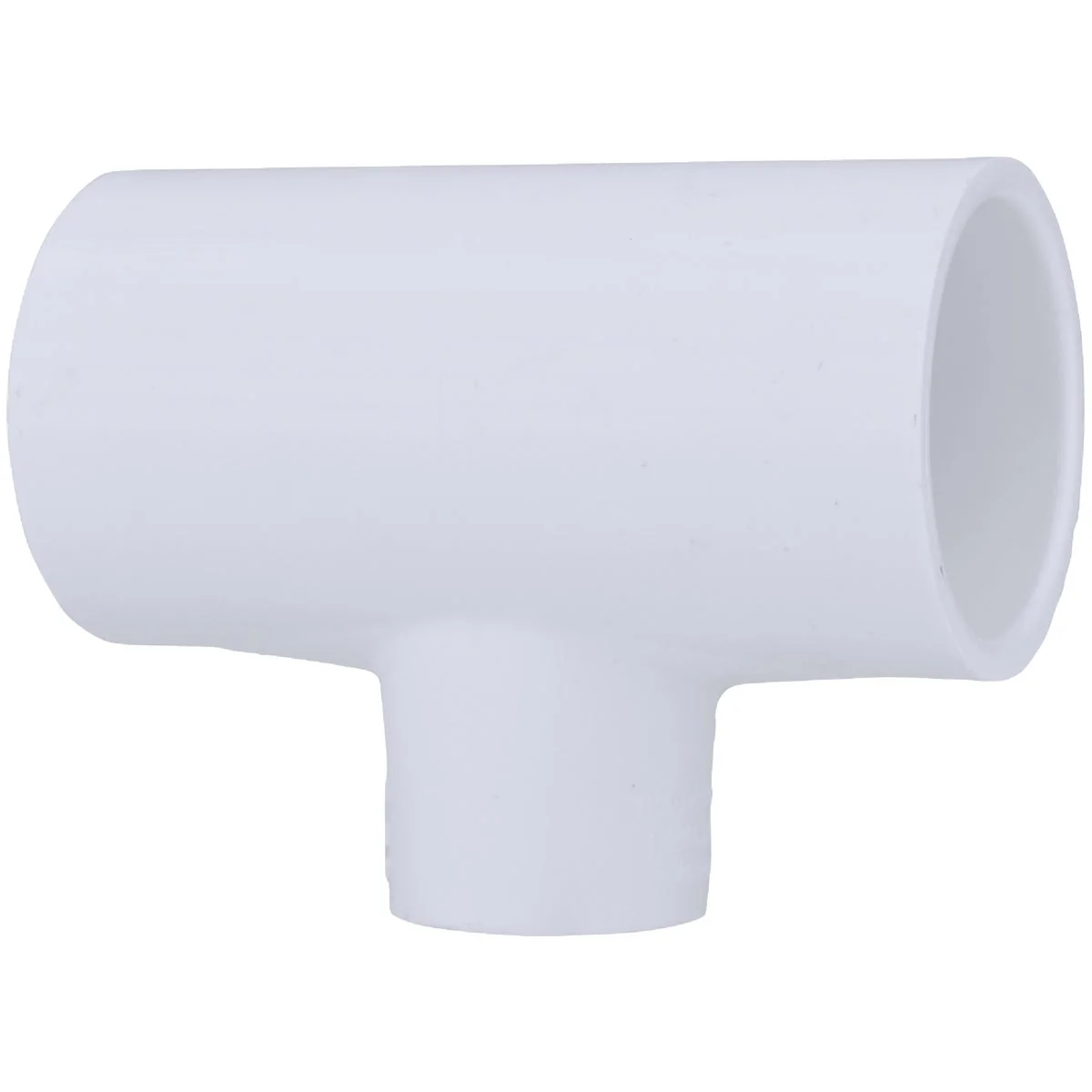 Crafted Charlotte Pipe 1-1 4 In. A x 1-1 4 In. B x 3 4 In. C Schedule 40 Pressure Reducing PVC Tee Pure
