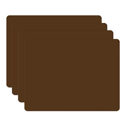 Exclusive Silicone Placemats 4 Count Solid