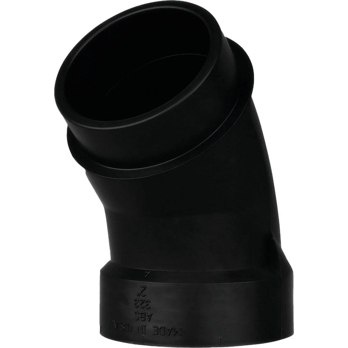 Exceptional Charlotte Pipe 2 In. Hub x Spigot 45 Deg. Street ABS Elbow 1 8 Bend Smart