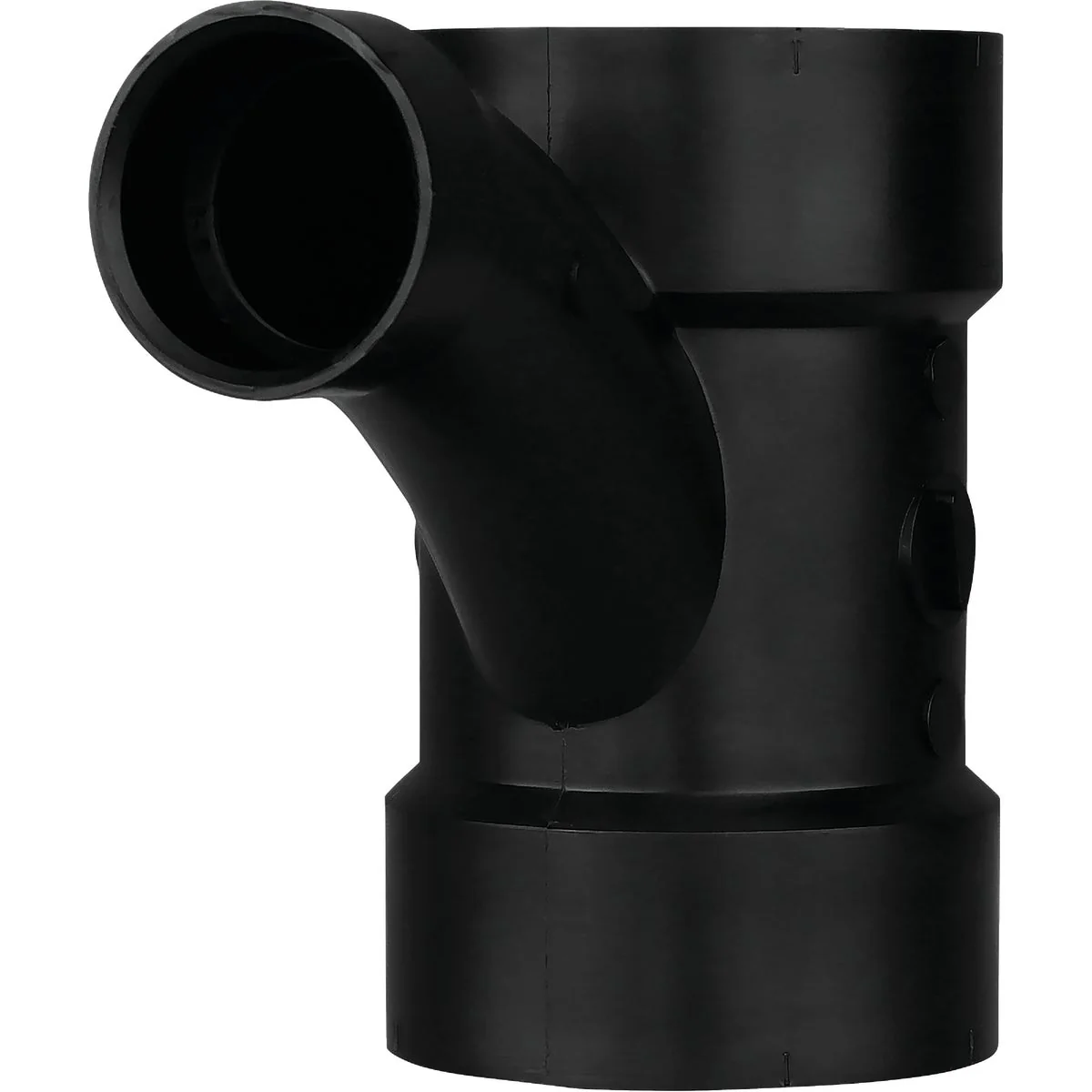 Genuine Charlotte Pipe 3 x 3 x 1-1 2 In. Hub x Hub x Hub Reducing Long Turn ABS Wye Sustainable