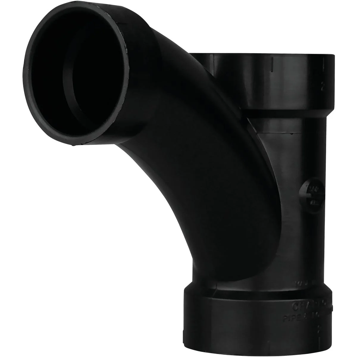 High-End Charlotte Pipe 2 x 2 x 1-1 2 In. Hub x Hub x Hub Reducing Long Turn ABS Wye Effective