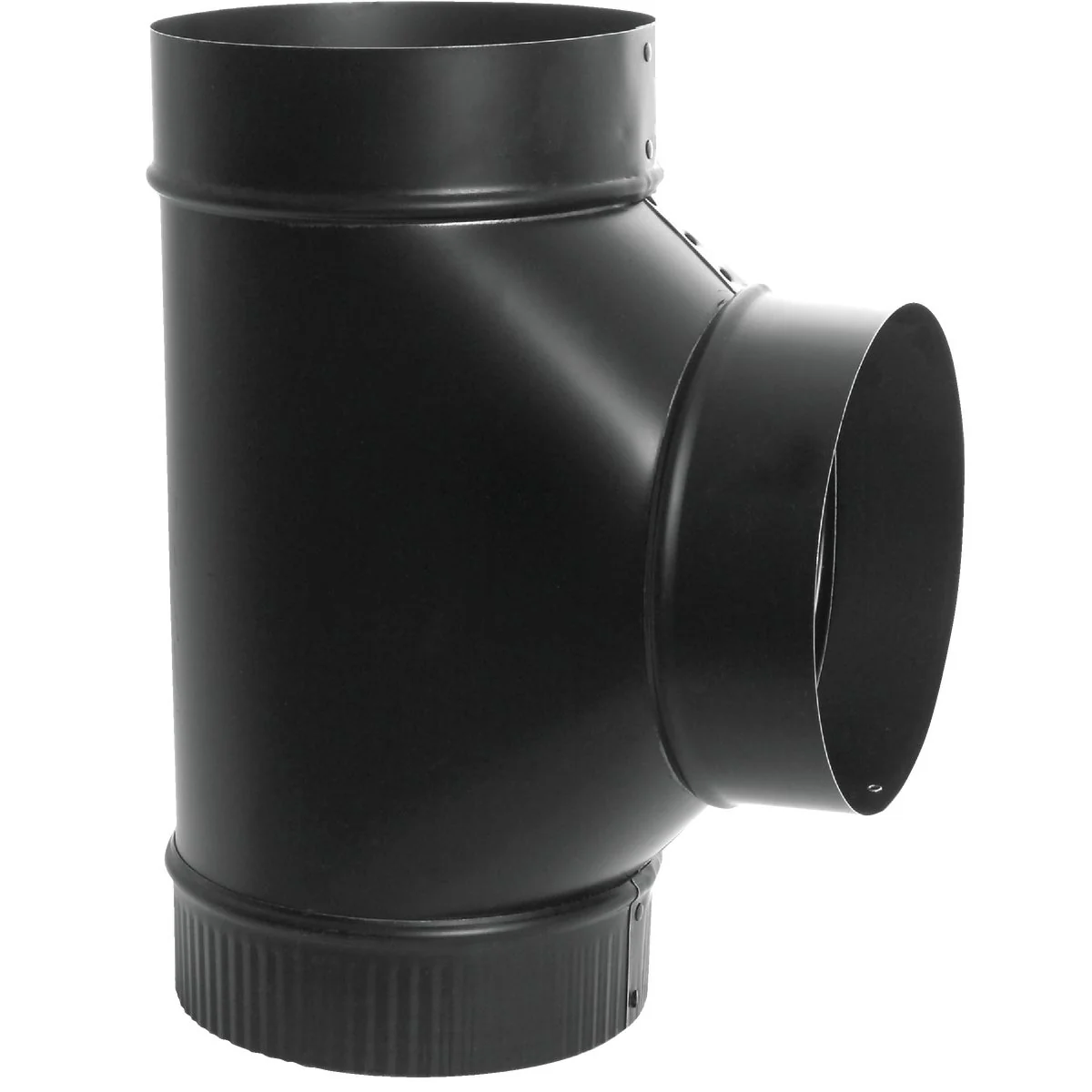 High-Quality Imperial Single Wall 7 In. 24 ga Black Tee Joint Official
