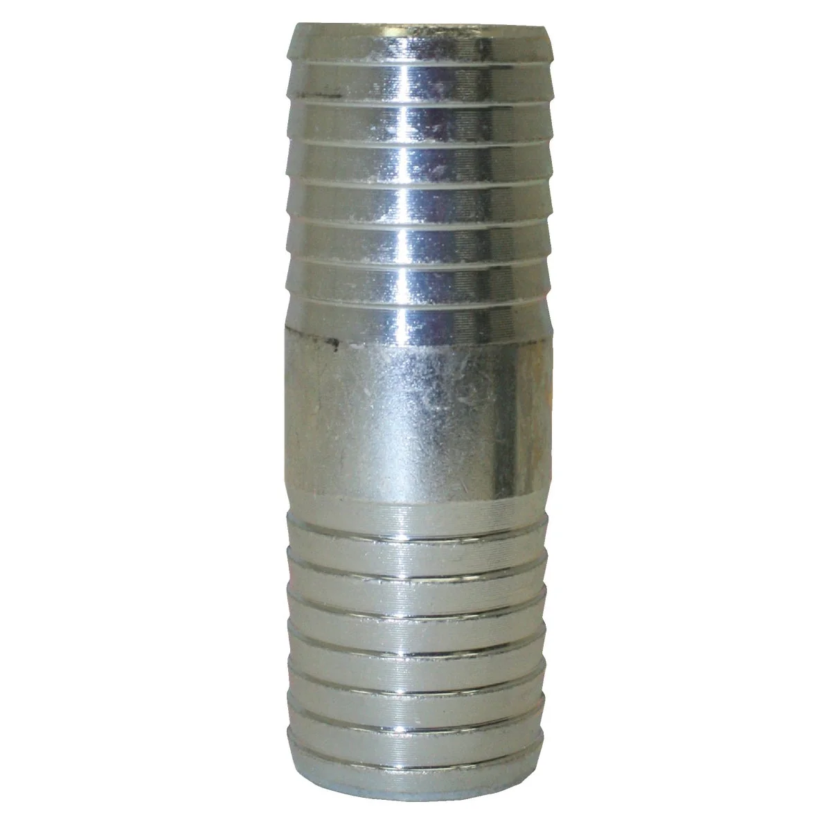 Traditional Merrill 1 In. x 1 In. Barb Insert Galvanized Coupling Solid