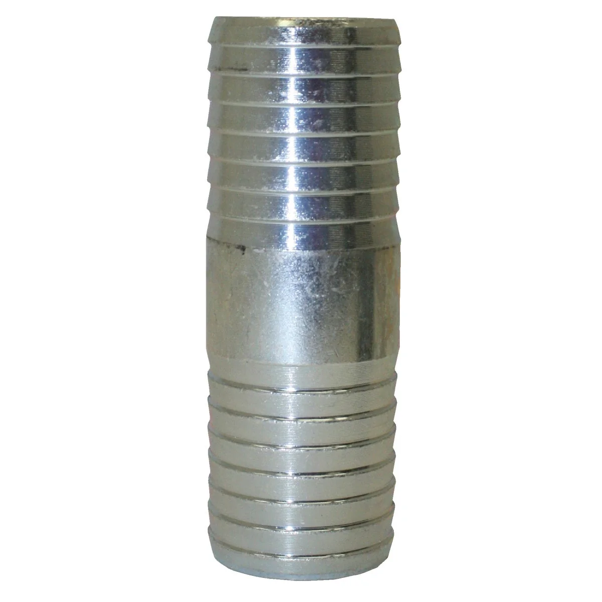 Fine Crafted Merrill 1-1 2 In. x 1-1 2 In. Barb Insert Galvanized Coupling Practical
