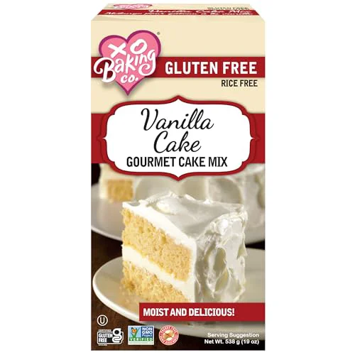 Dependable Gluten Vanilla Cake Gourmet Cake Mix Non 19 Ounce Durable