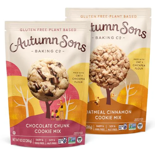 High-Performance Autumn Sons Gluten Chocolate Oatmeal Cookie Mix 18.6 Ounce Fashionable