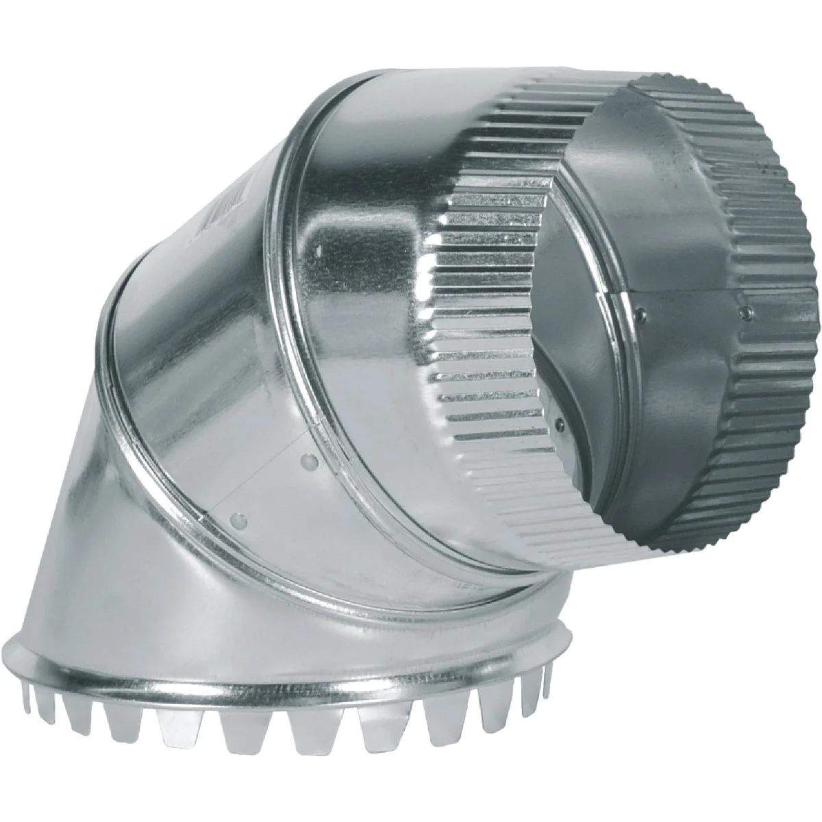 Recyclable Imperial 30 Ga. 6 In. Galvanized Round to Round Adjustable Take-Off Minimalist