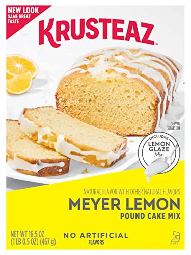 Quality Meyer Lemon Pound Cake Mix with Lemon Glaze Mix 198 Ounce Unique