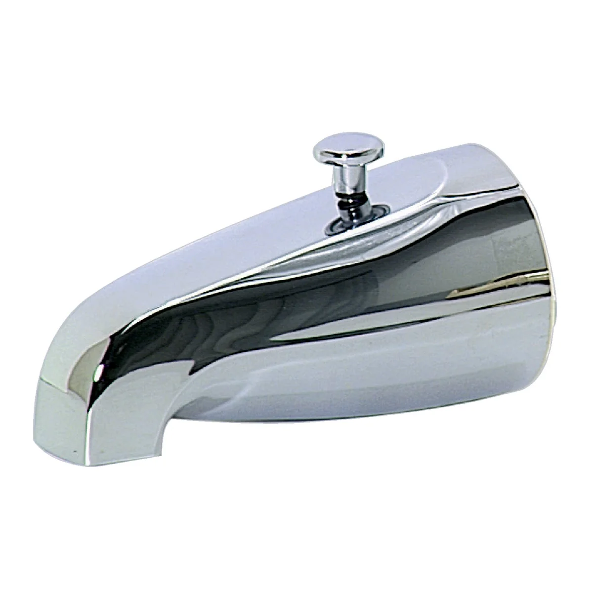Consistent Do it 5-1 2 In. Chrome-Plated Zinc Bathtub Spout with Diverter Fine Crafted