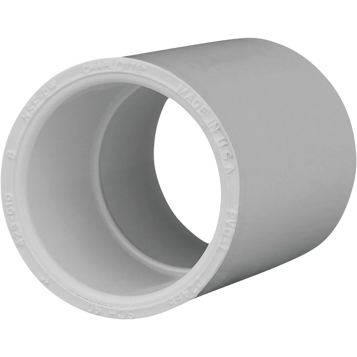 Natural Charlotte Pipe 1 In. Sch. 40 PVC Coupling World-Class