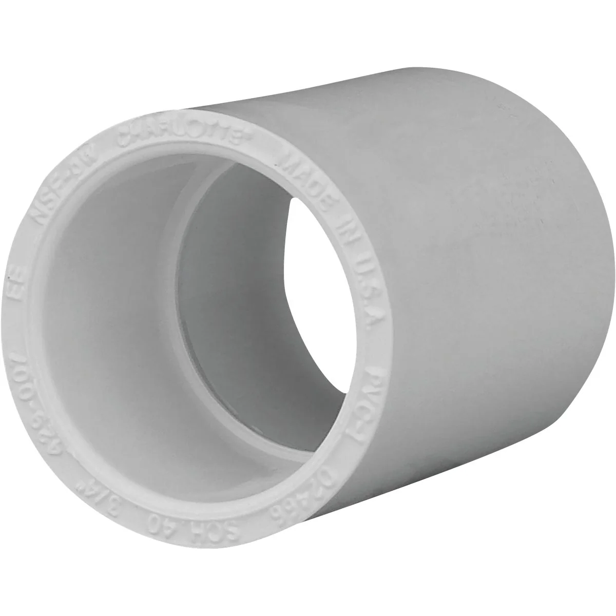 Smooth Charlotte Pipe 3 4 In. Sch. 40 PVC Coupling Genuine
